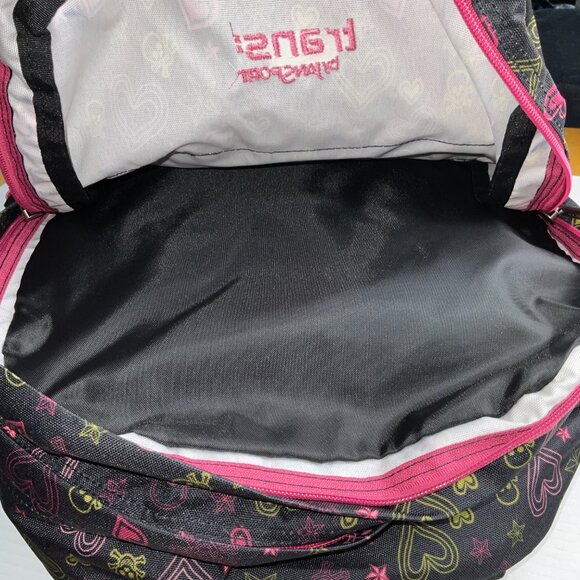 NWT Trans by JanSport Backpack - Skull & Hearts Pattern - Picture 11 of 15